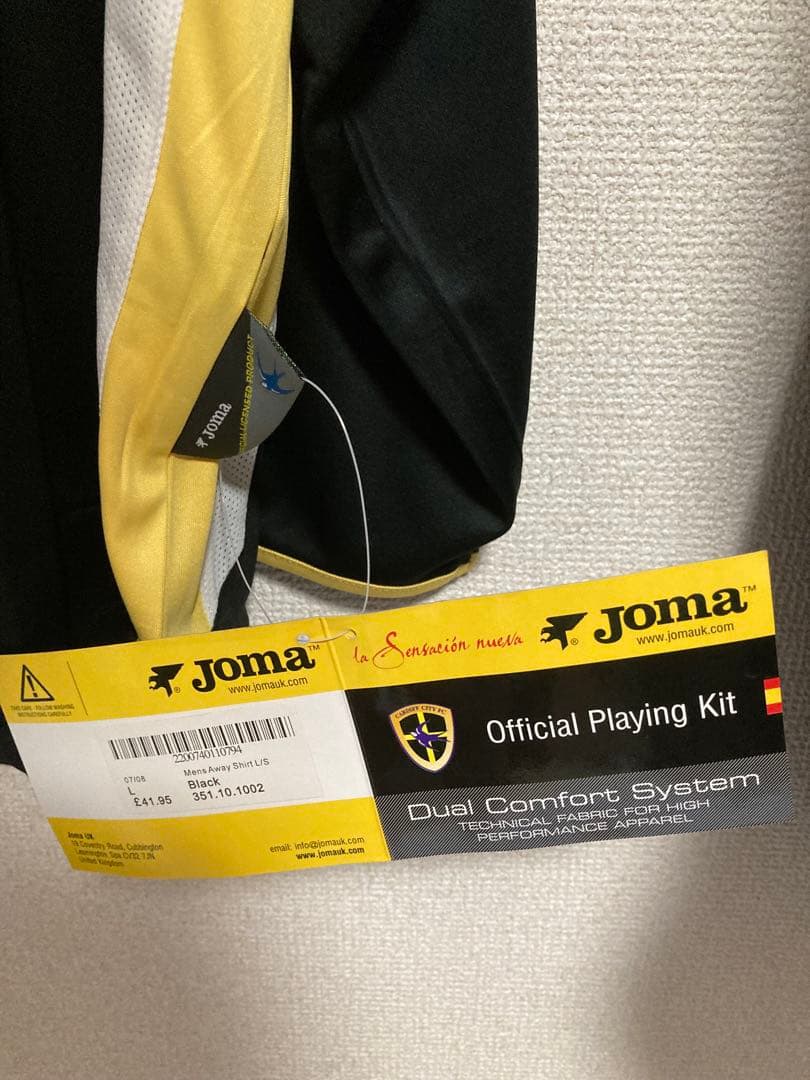 JOMA カーディフ　長袖ユニホーム　US XLサイズ　未使用品