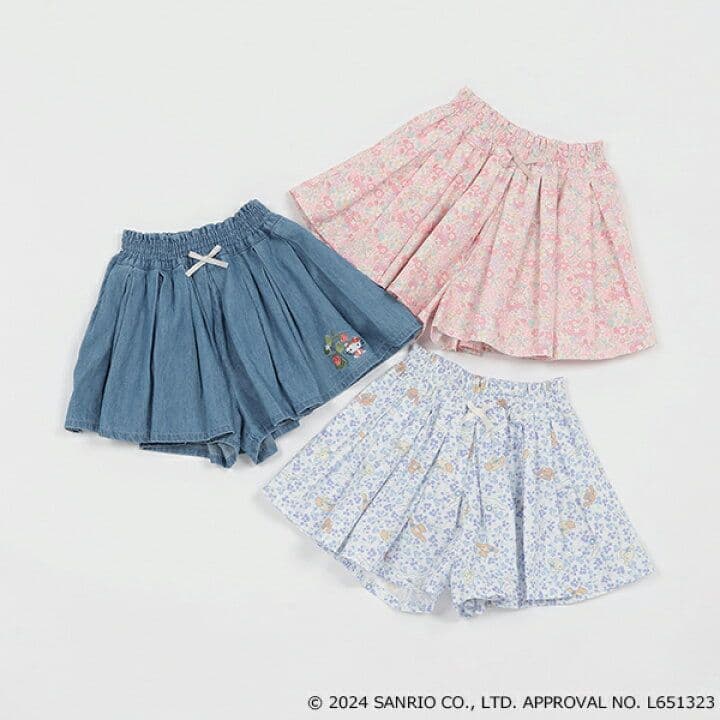新品　エニィファム　リトルツインスターズ キキ　ララ 袖レースTシャツ　半袖