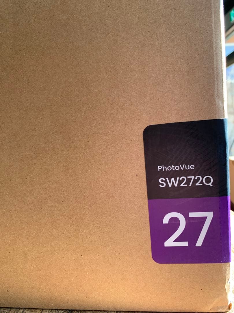 【美品】BenQ PhotoVue SW272Q ディスプレイ本体