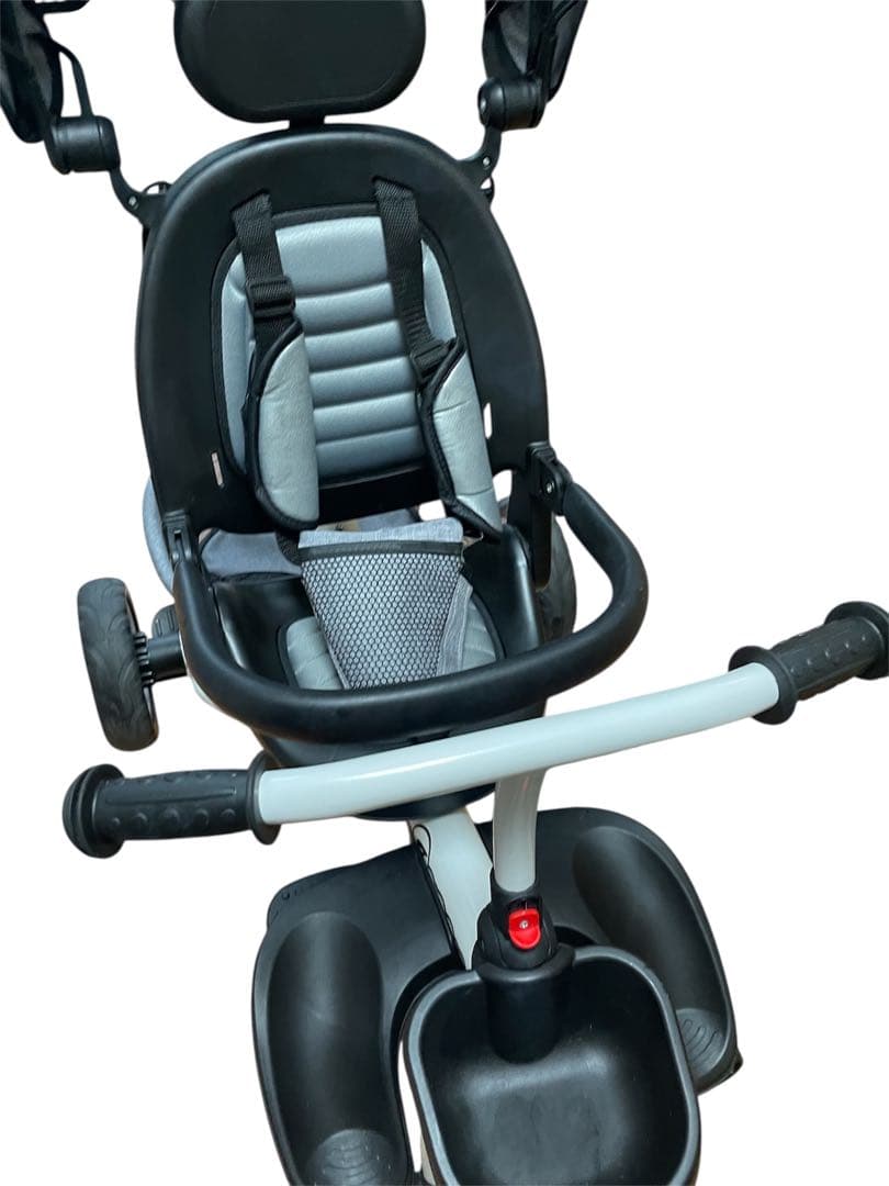 折りたたみ三輪車 グレー 5段階調整