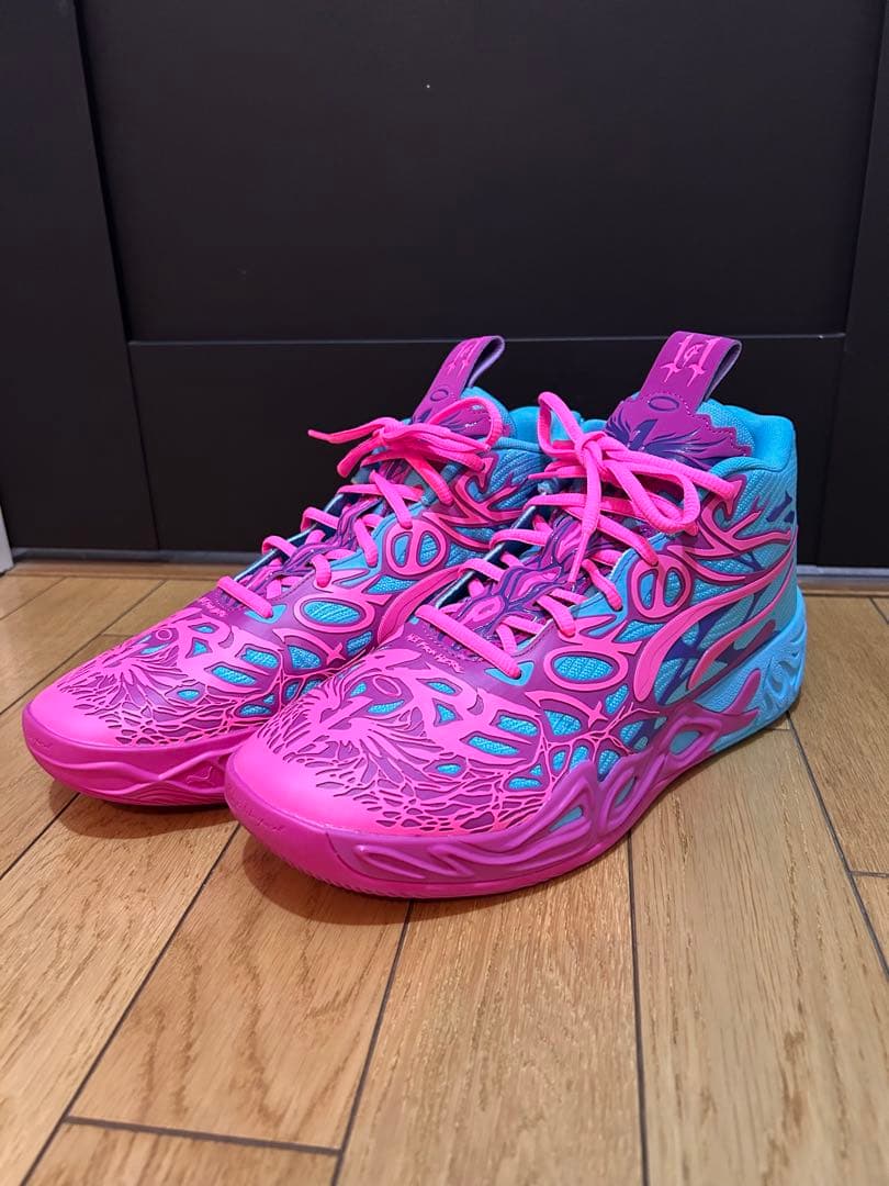プーマPUMA バッシュ IRIDESCENT HORNETSラメロ・ボール美品