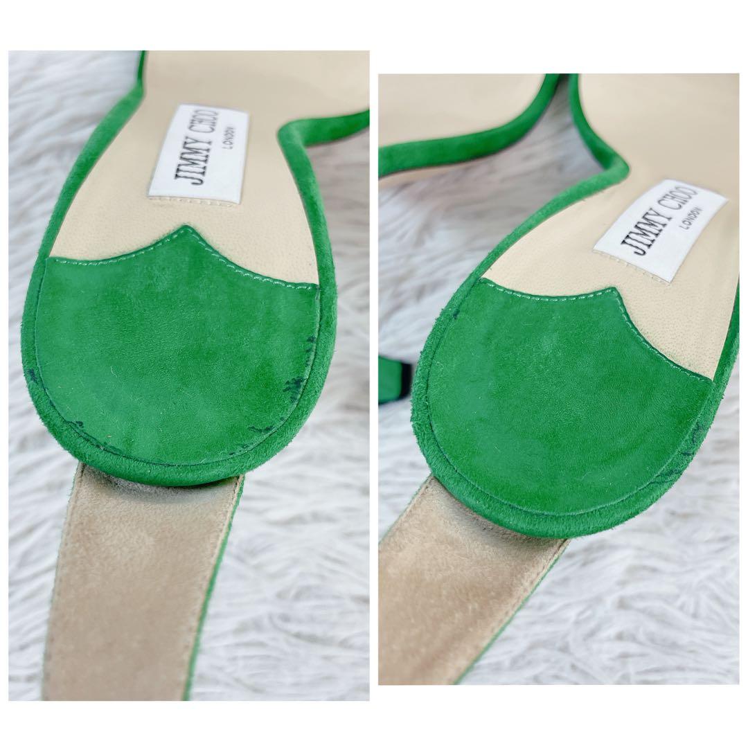 Jimmy Choo ジミーチュウ　サンダル　ハイヒール　クリスタル