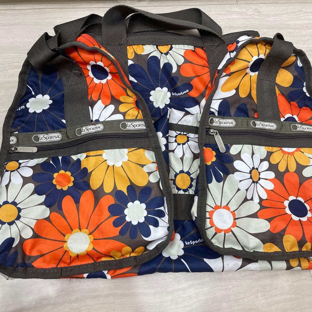 【鍵付き！】LeSportsac レスポートサック　ウィークエンダー　ボタニカル