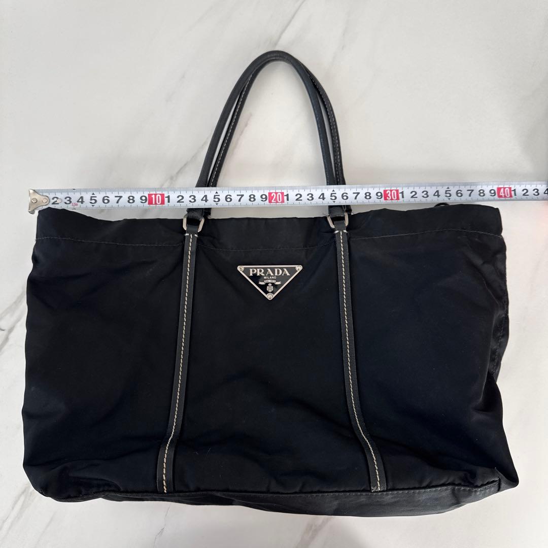 PRADA ブラック ナイロン トートバッグ　ハンドバック