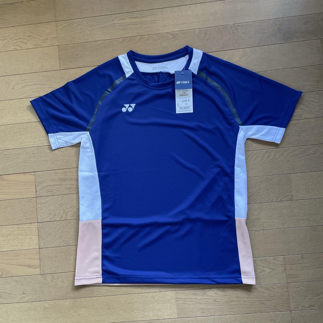 ヨネックス　YONEX テニス＆バドミントン　ゲームウェア　新品　Lネイビー