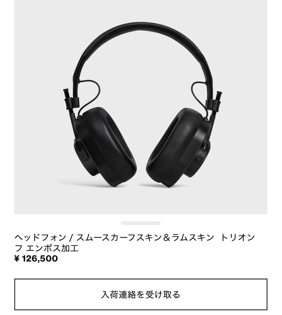 CELINEヘッドフォン / スムースカーフスキン＆ラムスキン トリオンフ