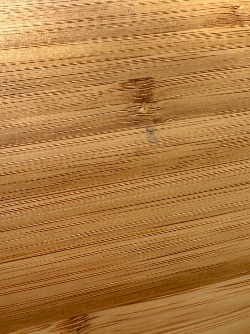 IKEA LILLÅSEN リルオーセン バンブーデスク ホワイト脚 3引き出し