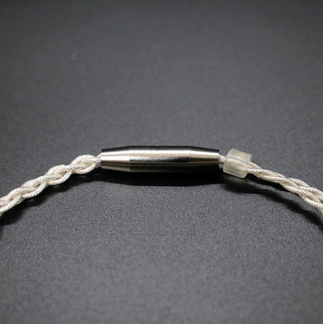 【1点のみ】7N粒子単結晶銅銀メッキ リッツ構造 CIEM 2Pin 4.4mm