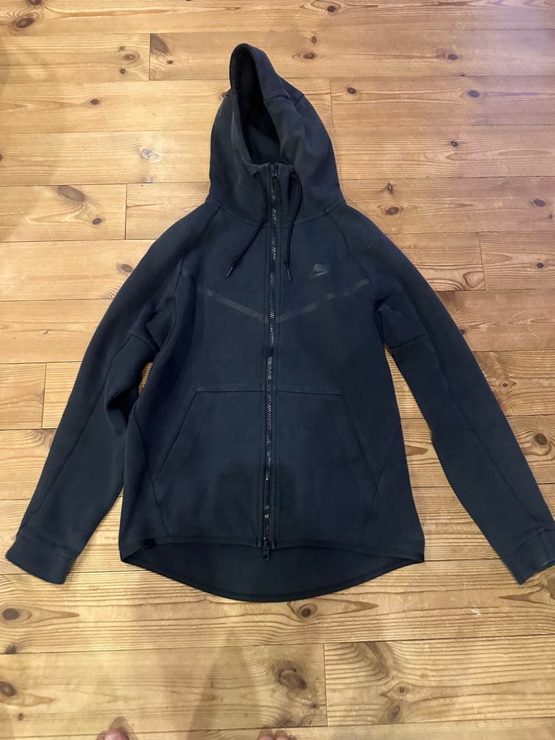 Nike テックフリース　セットアップ　黒 上M 下S