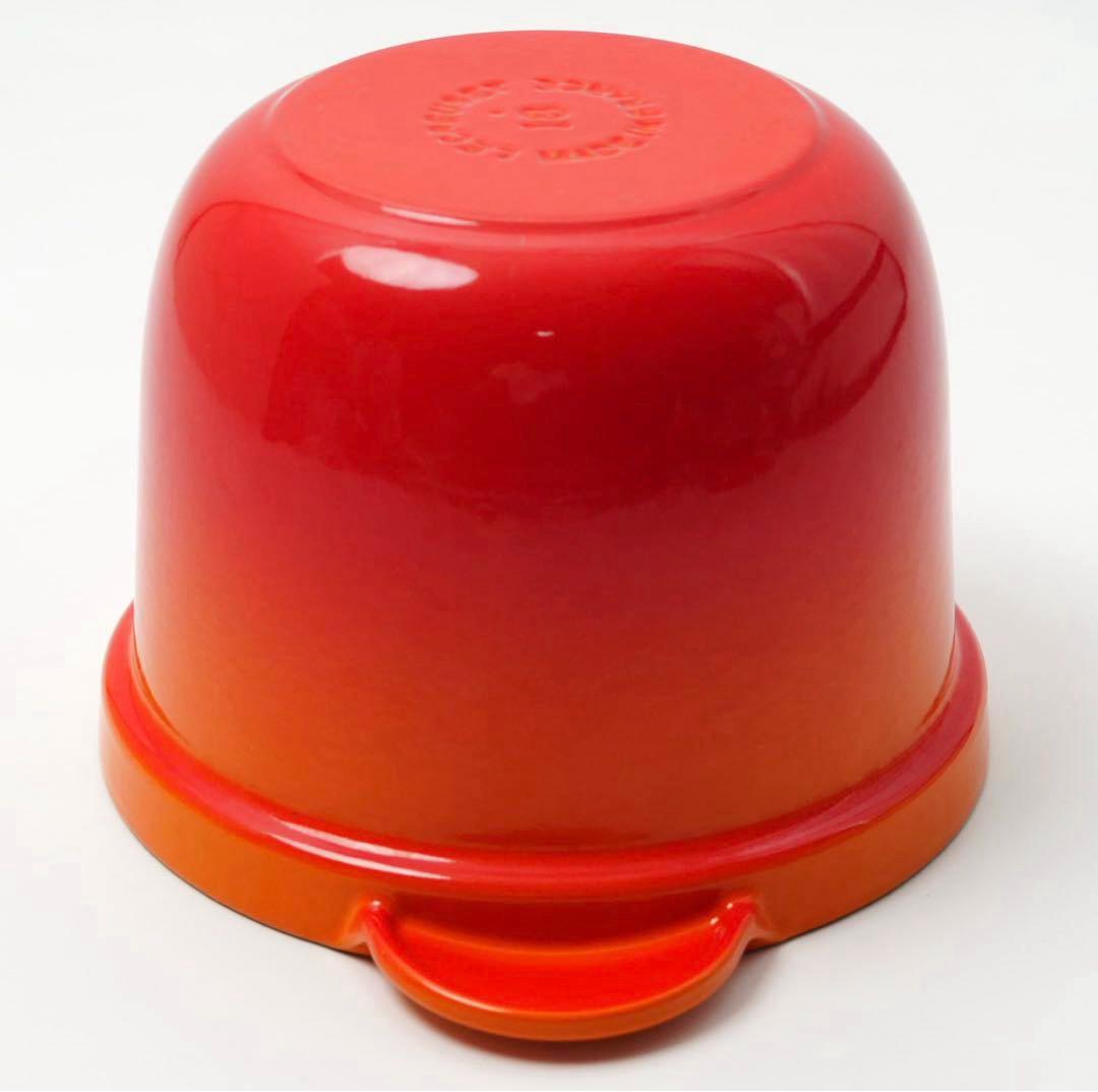 【美品】LE CREUSET　ココット エブリィ オレンジ 18cm