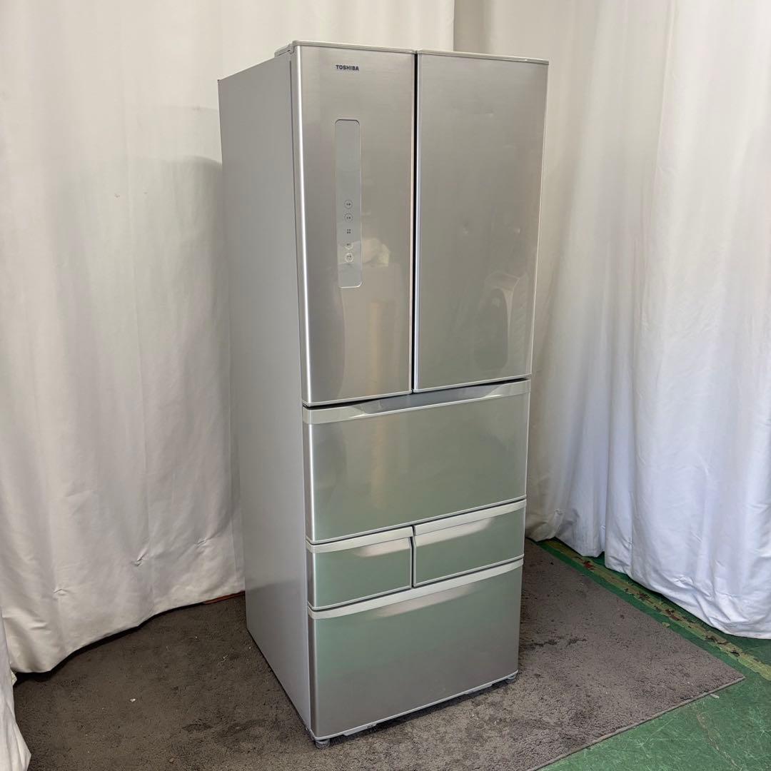 ★973a　冷蔵庫　東芝　500L級　フレンチドア　ベジータ　設置無料　安い