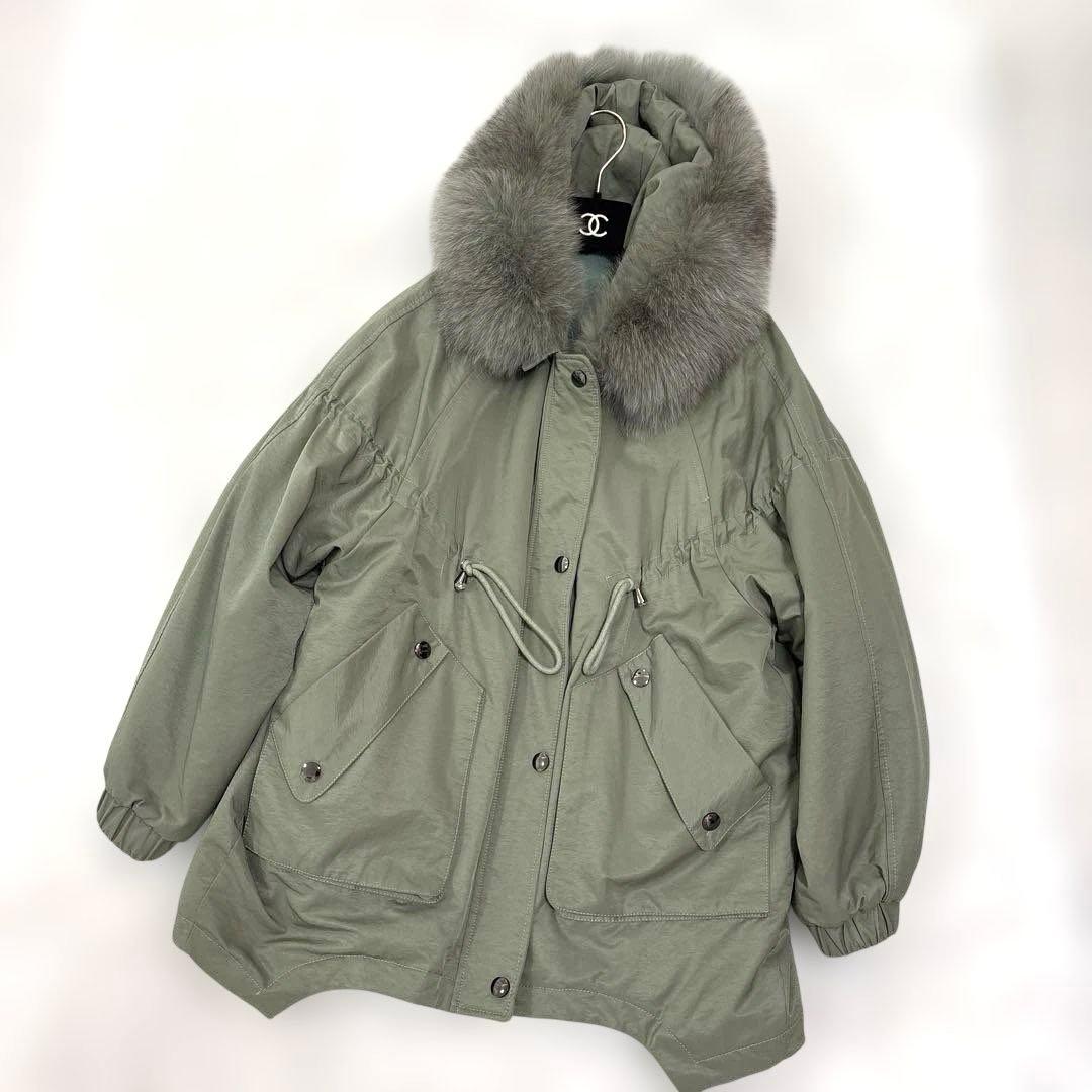 もなかちゃん様極美品　ポリーヌブロー Pauline Bleu モッズコート