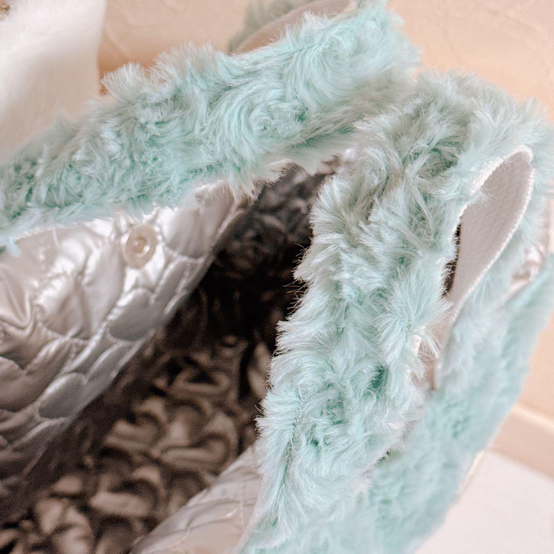 さ*ー様 コヤンイサムチョン♡新作bigうさルミちゃん薔薇ファー＆インド刺繍トー