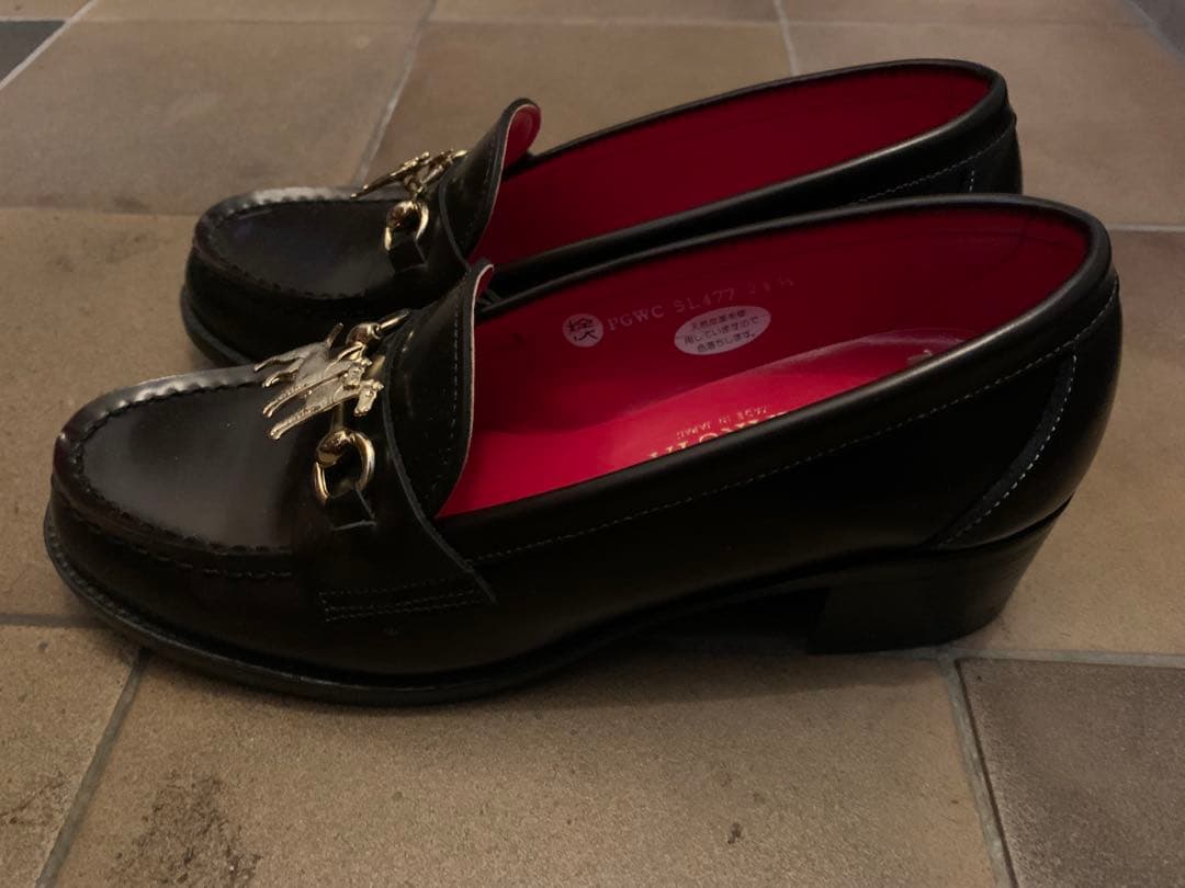 HARUTA レザー ローファー　ブラウン