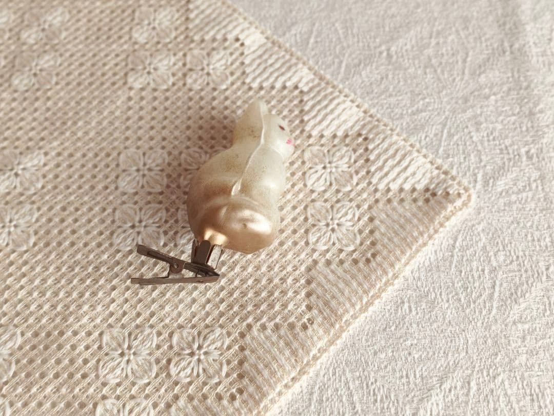 【チョコメルさま】cat ornament ୨୧ しろ猫さん オーナメント d