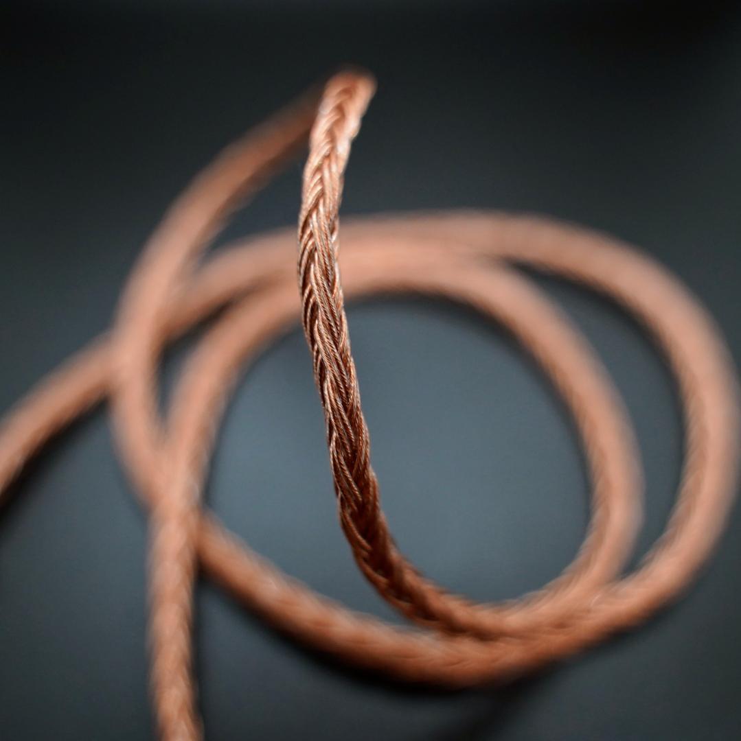 【1点のみ】16コア 7N高純度単結晶銅無メッキ CIEM 2Pin/4.4mm