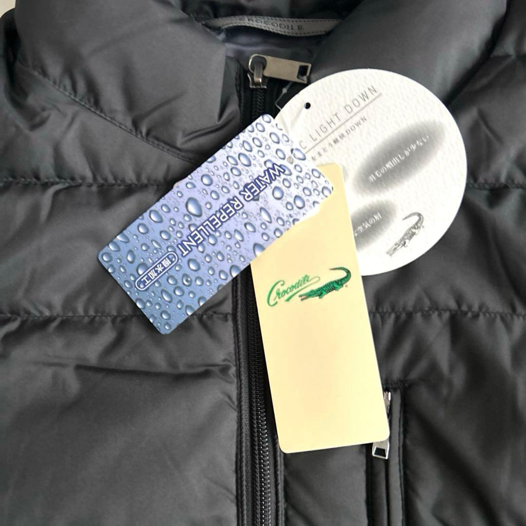 新品！【ラコステ】ダウンジャケット　M 黒　ブラック　破水加工　アウター