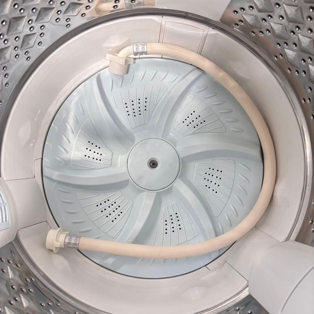 677 東芝ウルトラファインバブル洗濯機　8キロ　小型　一人暮らし　ガラストップ