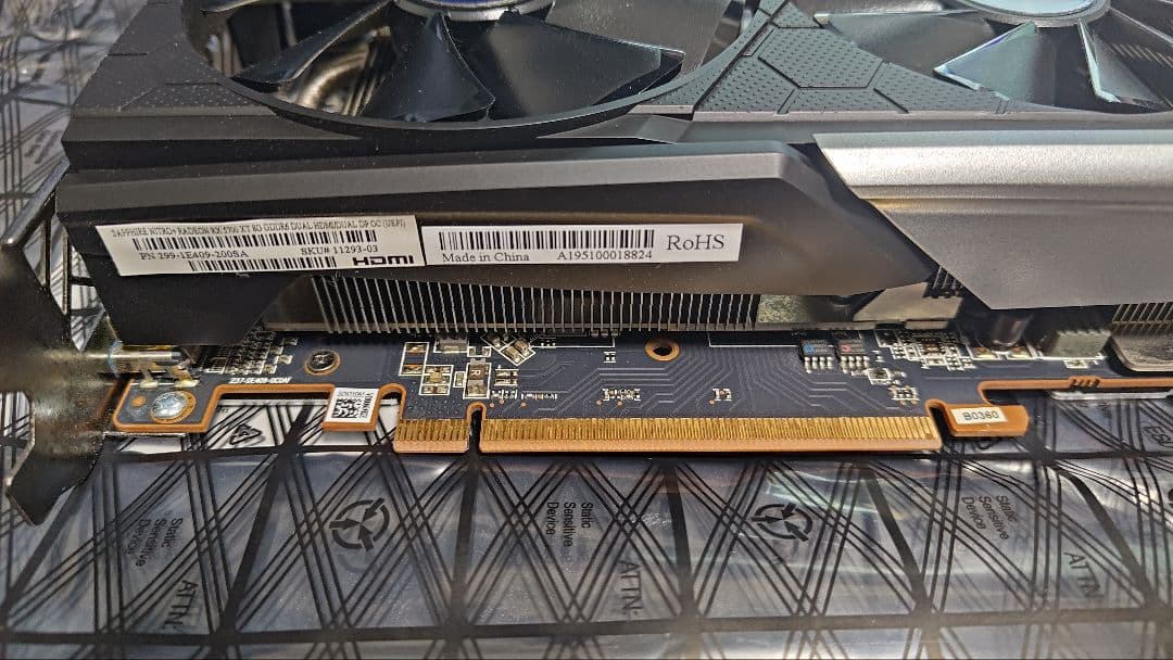 グラフィックボード・グラボ・ビデオカード SAPPHIRE NITRO+ RX5700XT 8G GDDR6