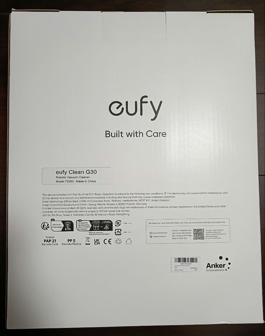 【新品未使用】Anker eufy Clean G30 ロボット掃除機