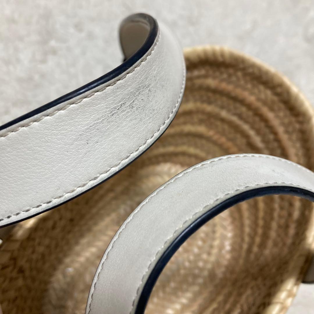 LOEWE ロエベ ラフィアカゴバックSサイズ