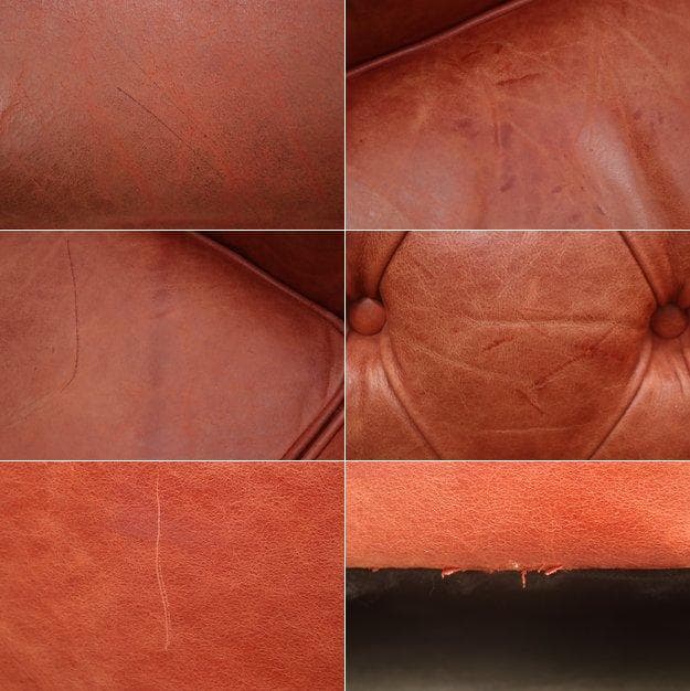 イギリス DISTINCTIVE チェスターフィールド 3Pソファ ヴィンテージ