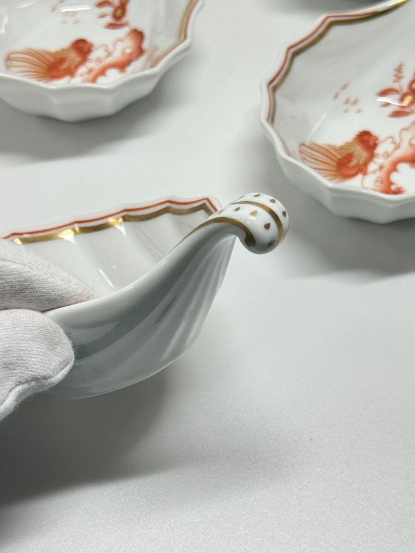 Richard Ginori レッドコック スプーンレスト 小皿 7枚セット