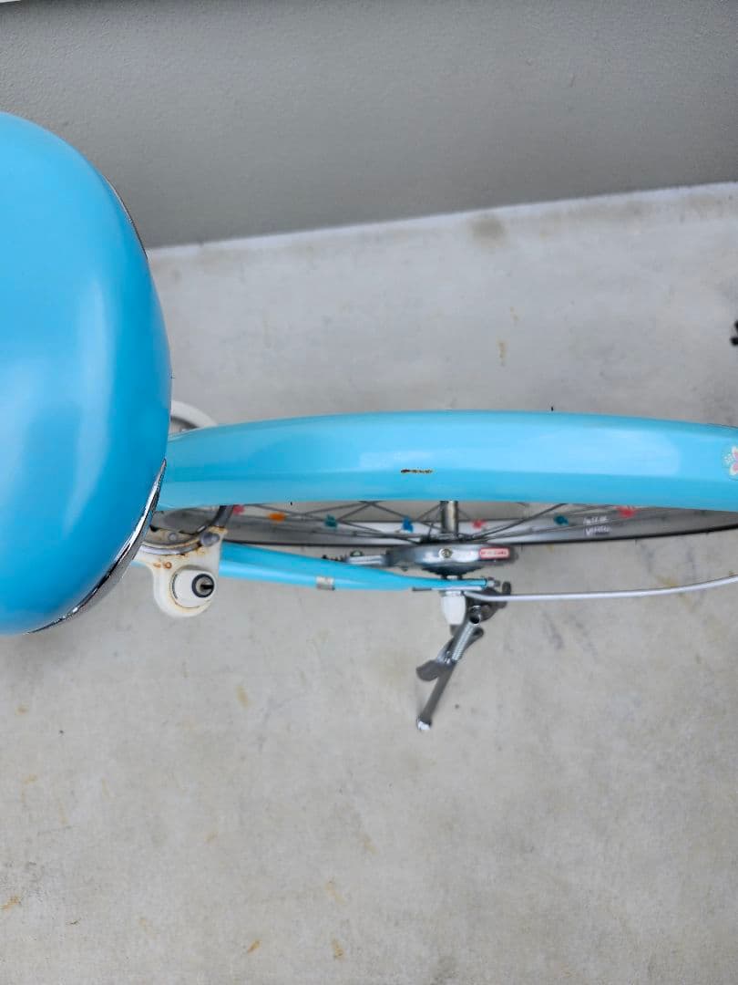 兵庫県　ブリヂストン　エコパル　22インチ　子供用自転車 ブルー