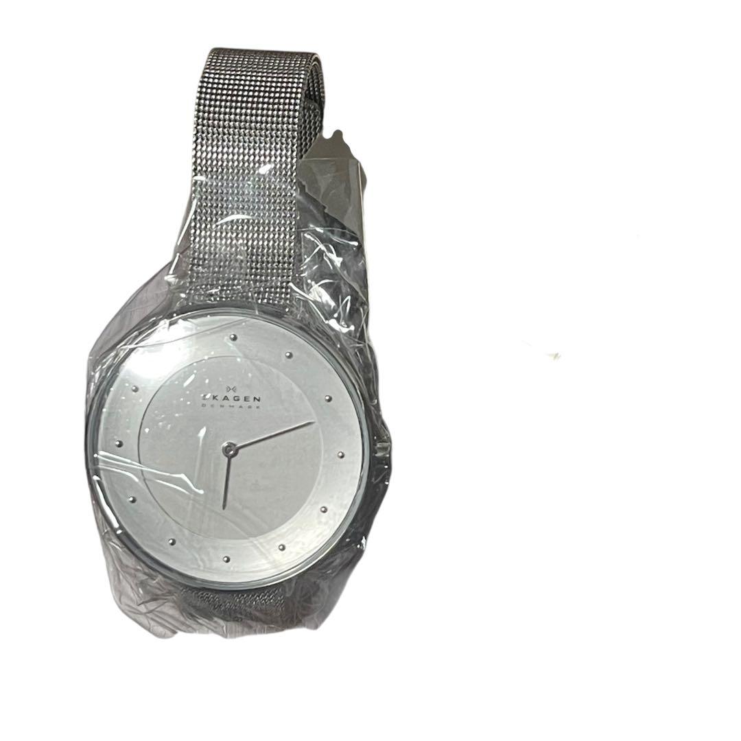 SKAGEN シルバー ミニマリスト時計 箱付き