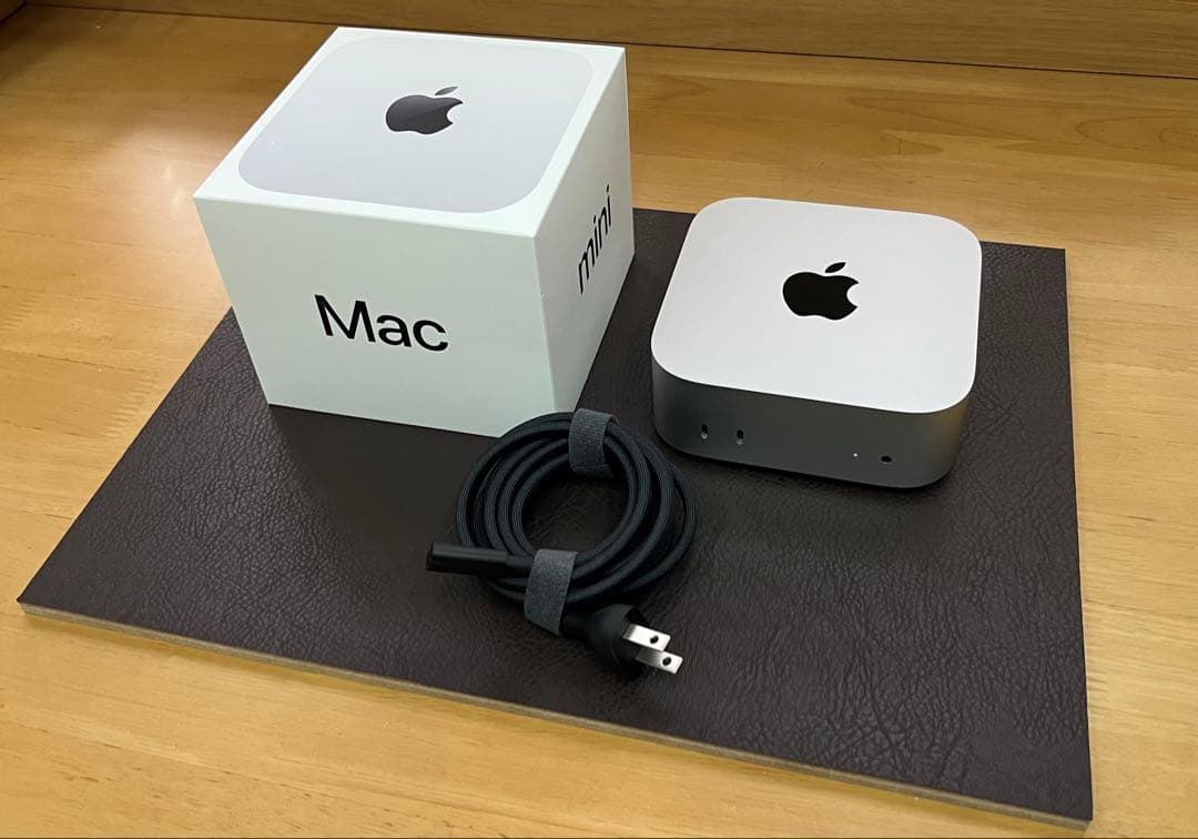 【極美品・明日到着‼️】mac mini m4 2024 512gb 24gb