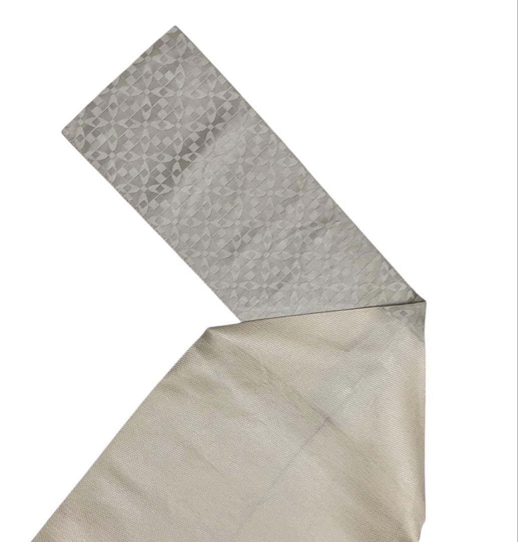 ¨̮⃝ 幾何学模様 ジッパー 博多織 名古屋帯