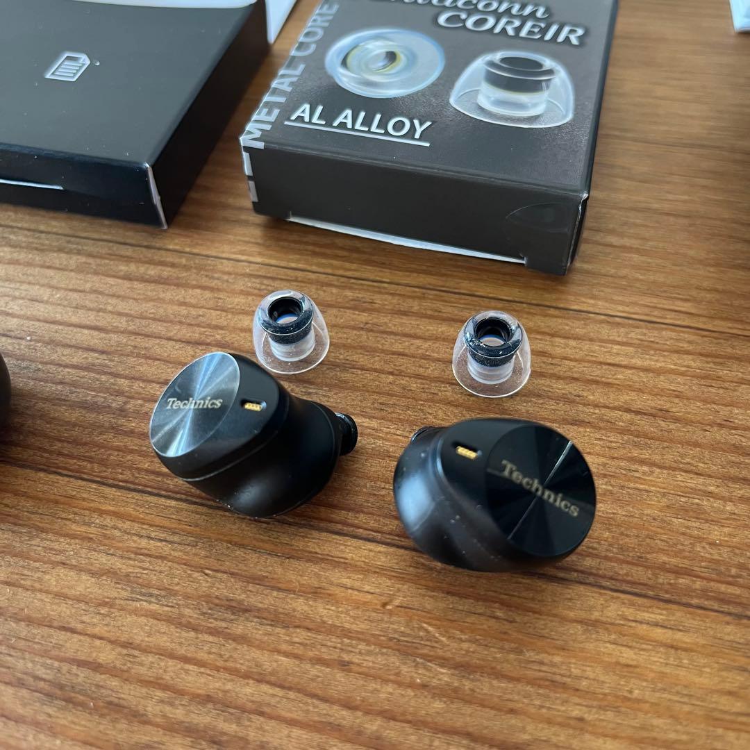 Technics EAH-AZ80 ブラック＋コレイル イヤピ&ケース付き