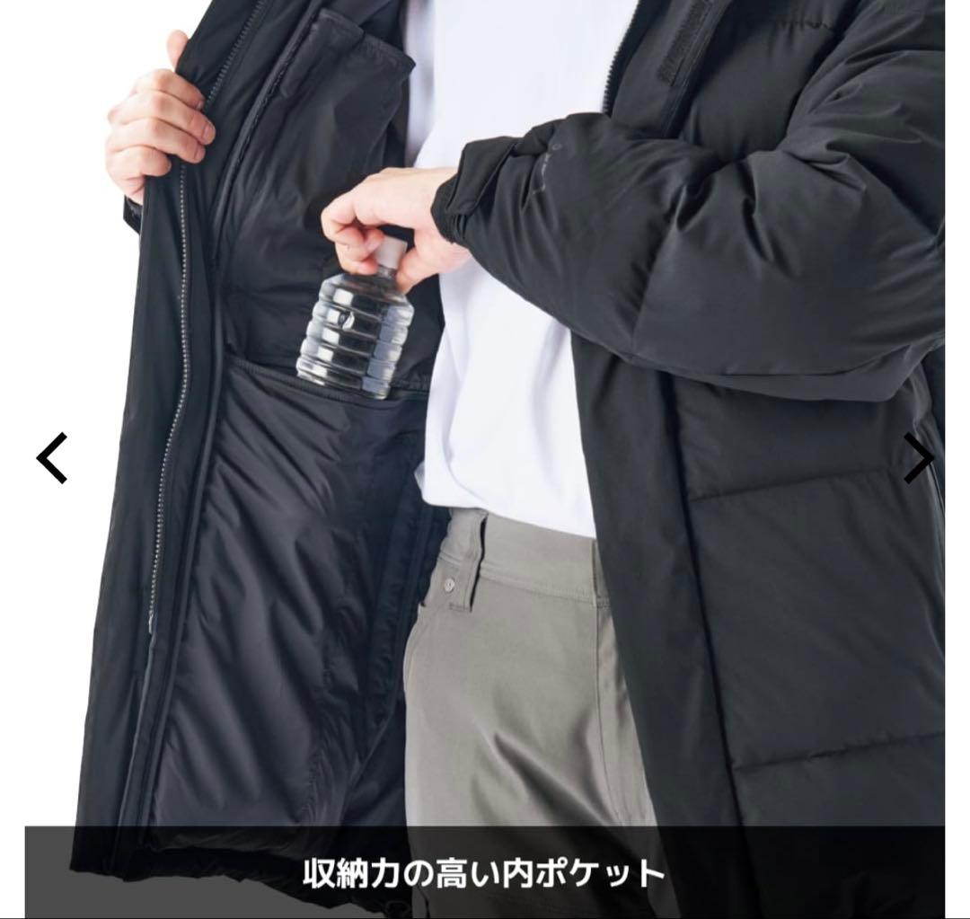 ワークマン エックスシェルター プレミアム ギガパフダウンコート 3L グリーン