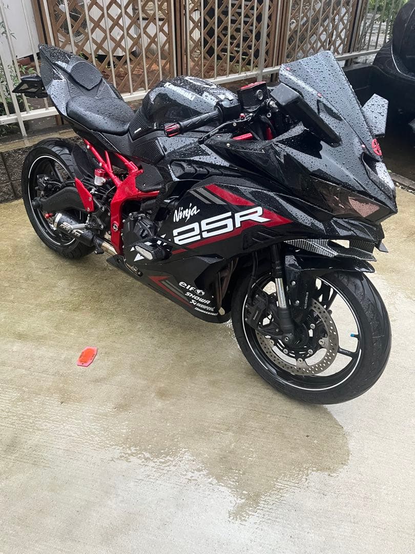 値下げ中！ZX25R ワンオフマフラー　サイレンサー種類豊富　付け替え可能