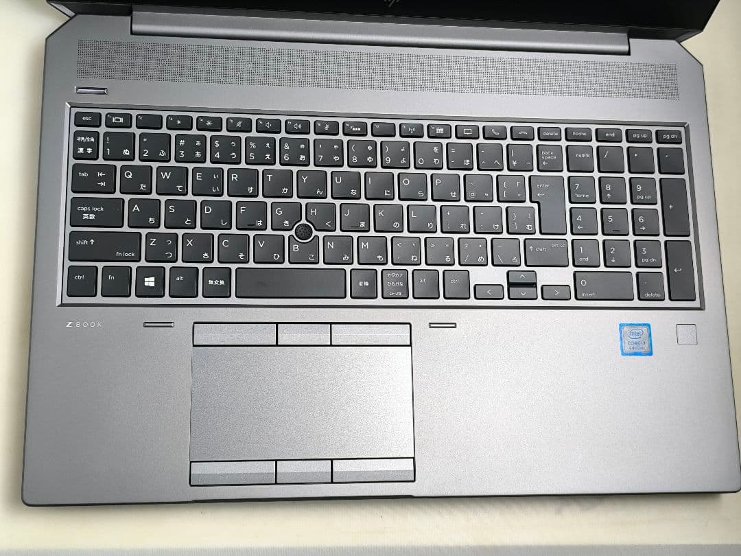 Windowsノート本体 HP ZBook G6/i7- 9750H+32G+Nvme512G+1TB