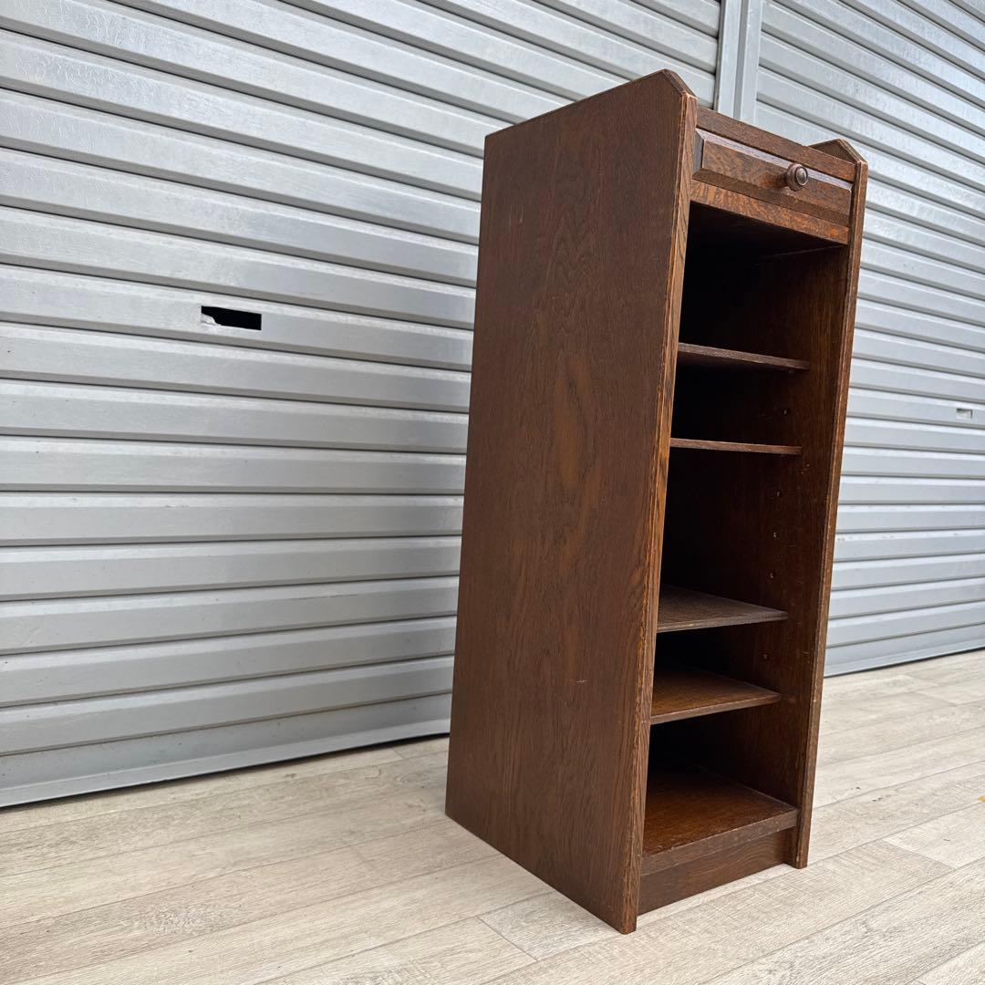 三越 ブルージュ スリムオープンシェルフ　キャビネット オーク　英国カントリー調