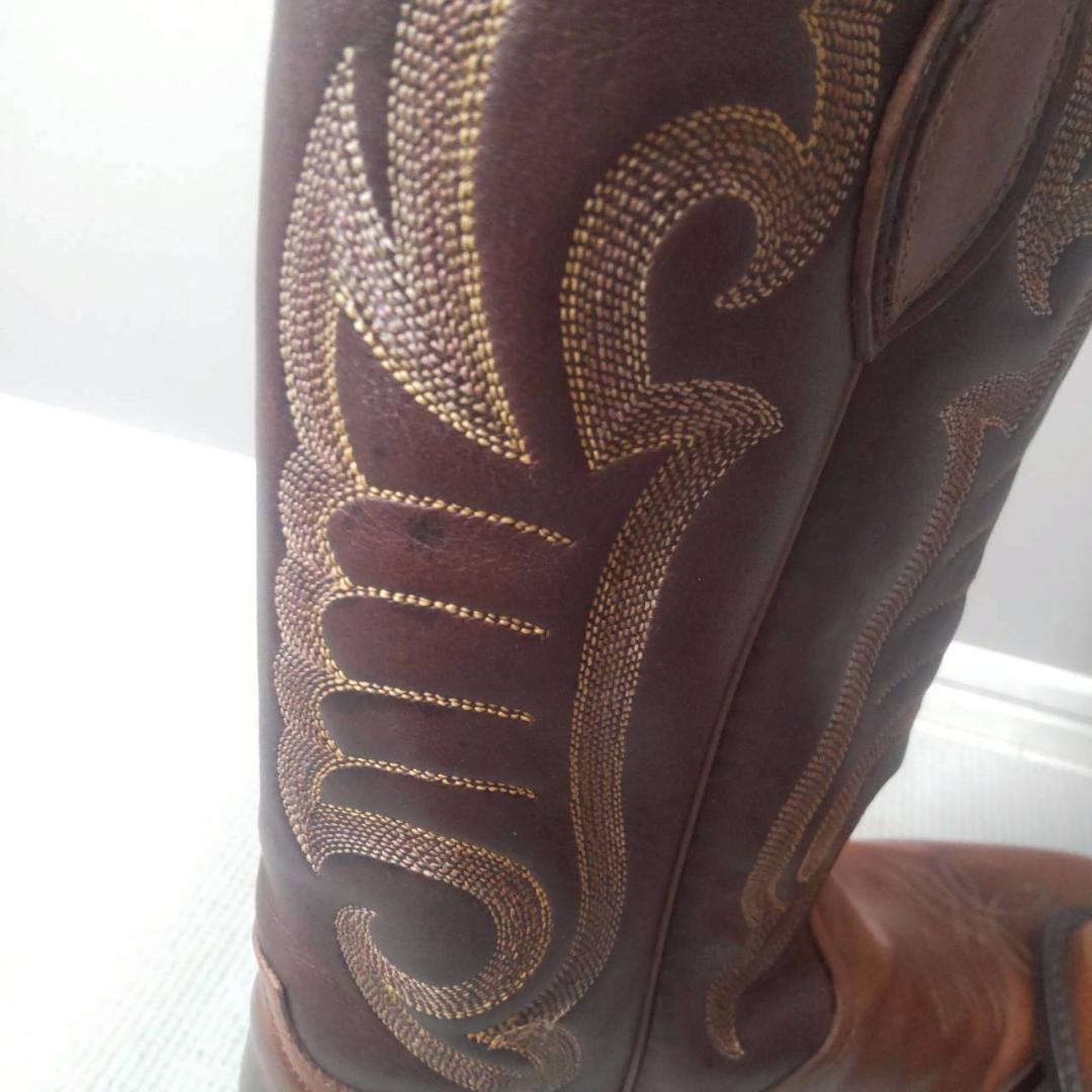 Tony Lama ウエスタンブーツ ブラウン キャメル レザー 9サイズ