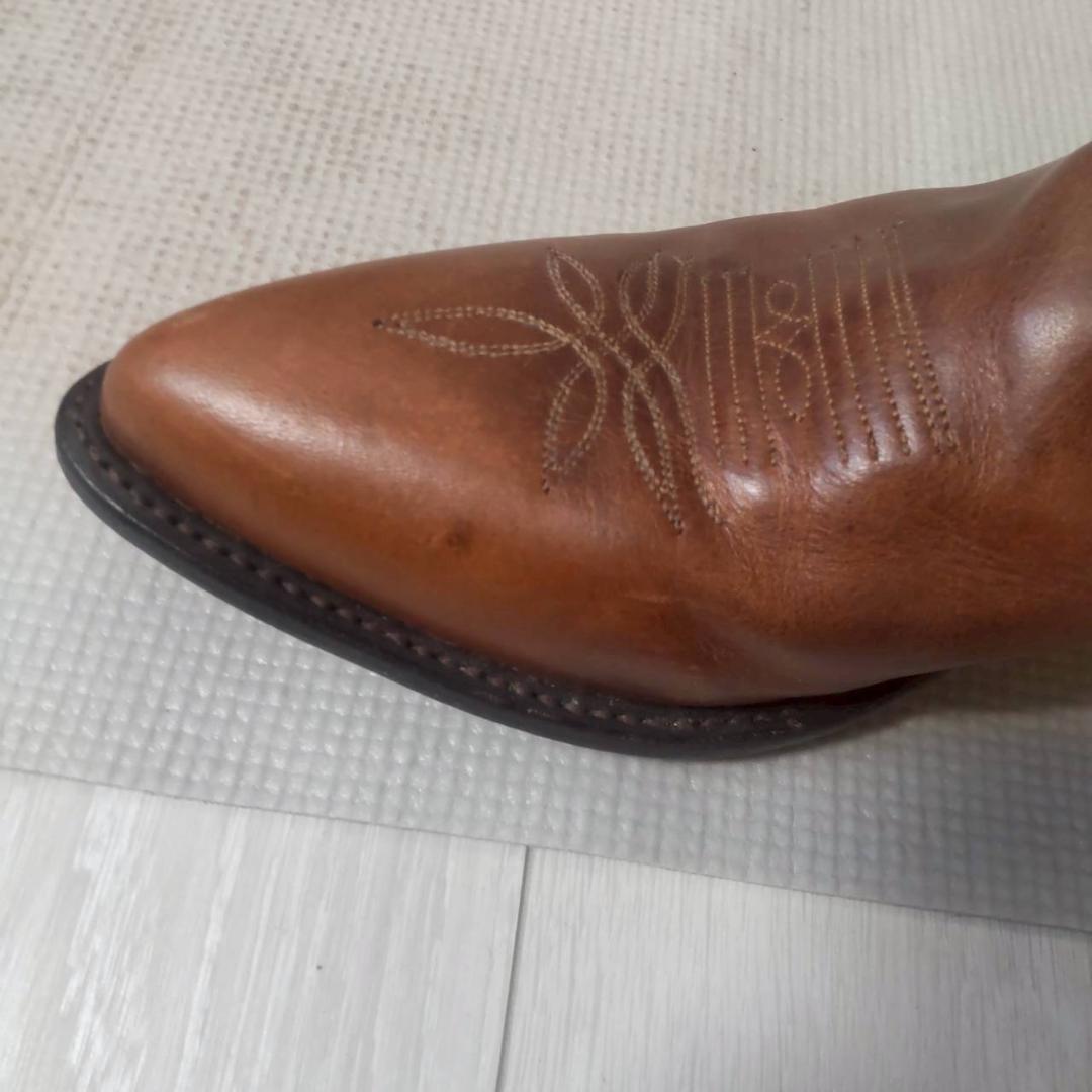 Tony Lama ウエスタンブーツ ブラウン キャメル レザー 9サイズ