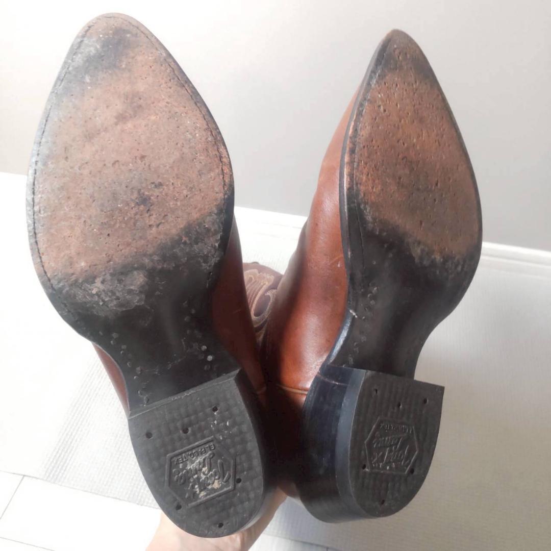 Tony Lama ウエスタンブーツ ブラウン キャメル レザー 9サイズ