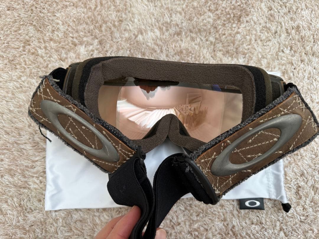Oakley ゴーグル 収納袋付き　交換ミラーレンズ付き