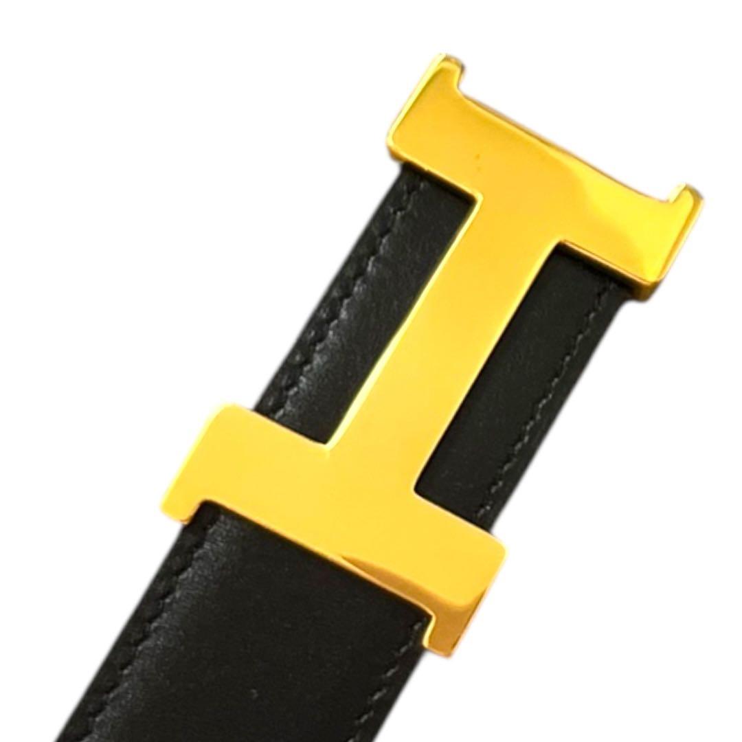 【極美品】HERMES コンスタンス ブラック Hバックル ゴールド サイズ65