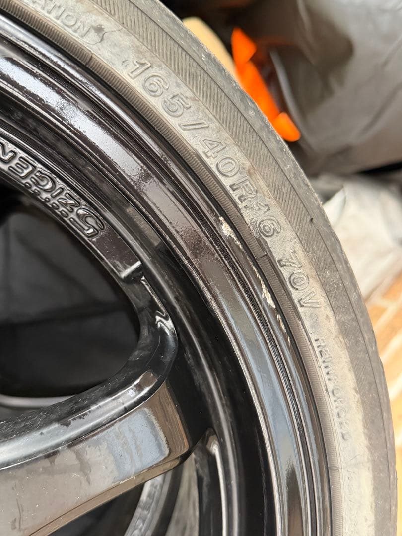 5ZIGEN 16インチ 5j+45 4穴 マットブラック