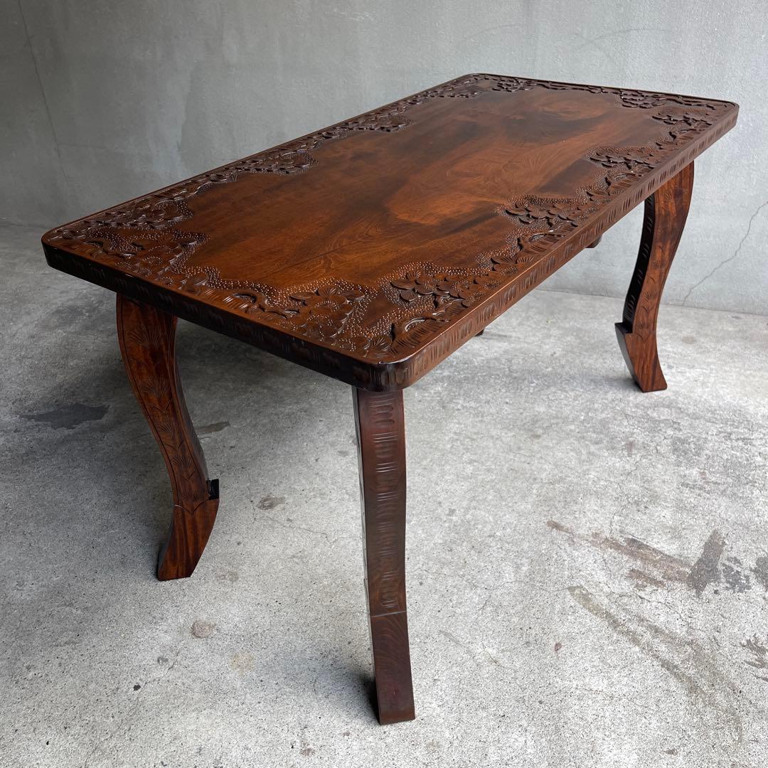 軽井沢彫　センターテーブル