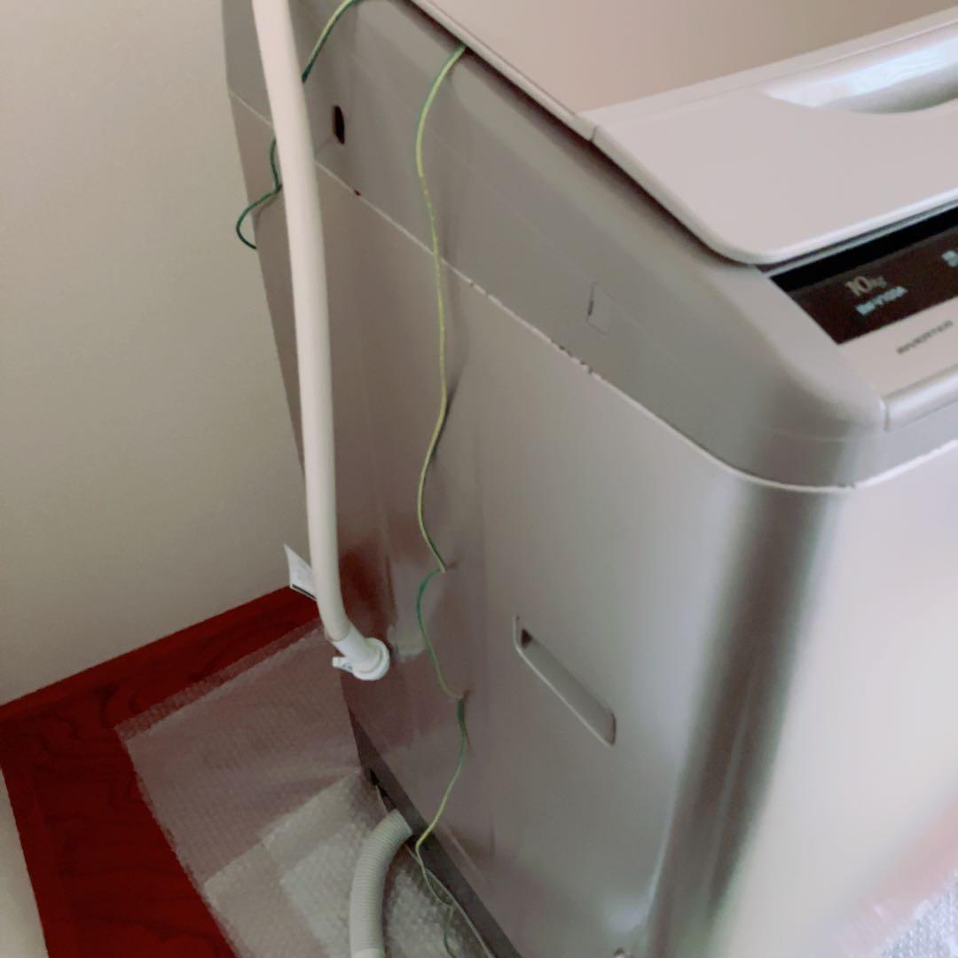 【清掃済】日立 洗濯機 10kg ビートウォッシュ 2017年 BW-V100A