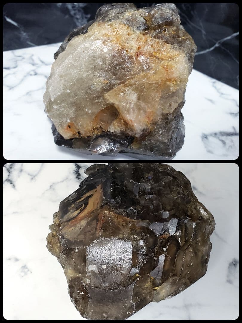 【希少/骸骨水晶】天使からの贈りもの/スモーキーエレスチャルクォーツ