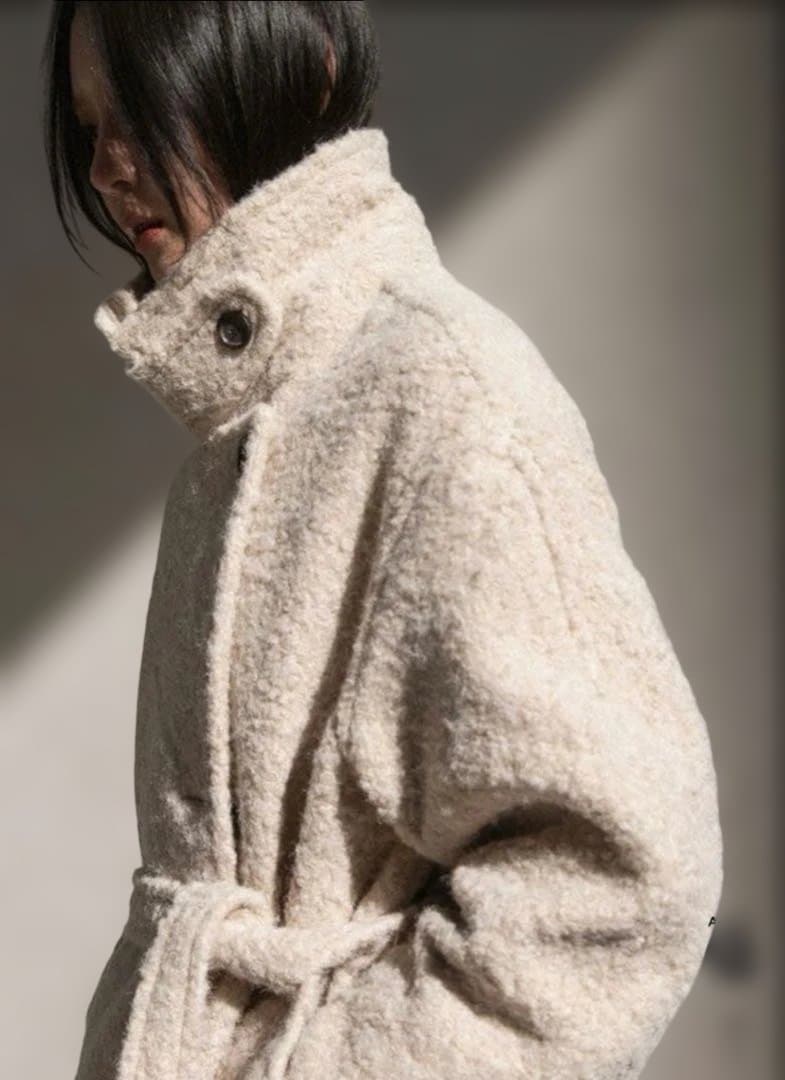 OHOTORO Boucle 2way Half Coat オオトロ　コート