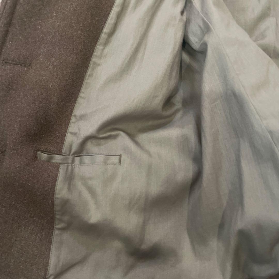 美品 RRL ダブルアールエル ウール ピーコート M カーキ 替えボタン付