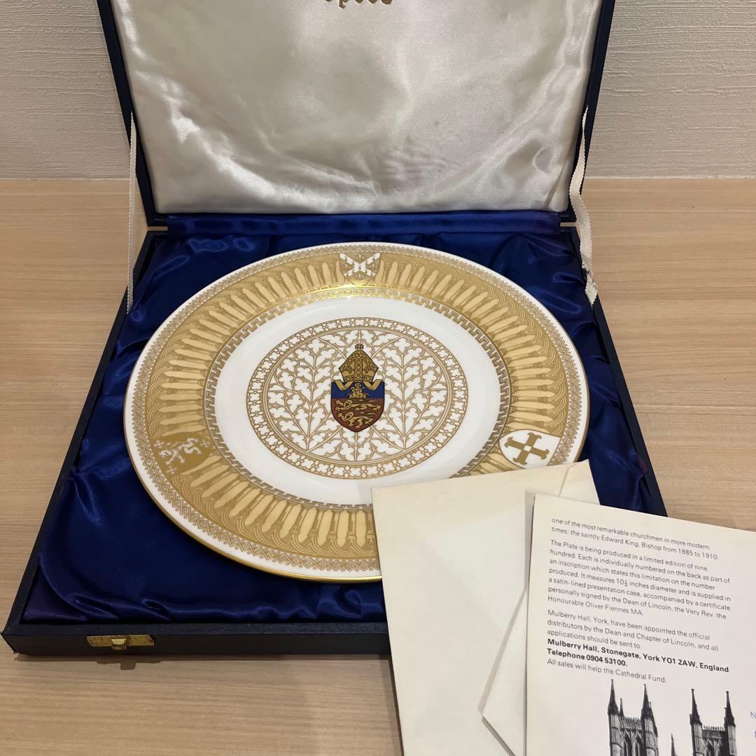 Spode リンカーン大聖堂プレート限定品アンティーク　ロイヤル　イギリス