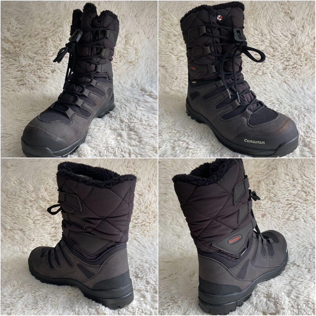 Caravan スノーブーツ ゴアテックス ブラック ウインターブーツ 登山靴