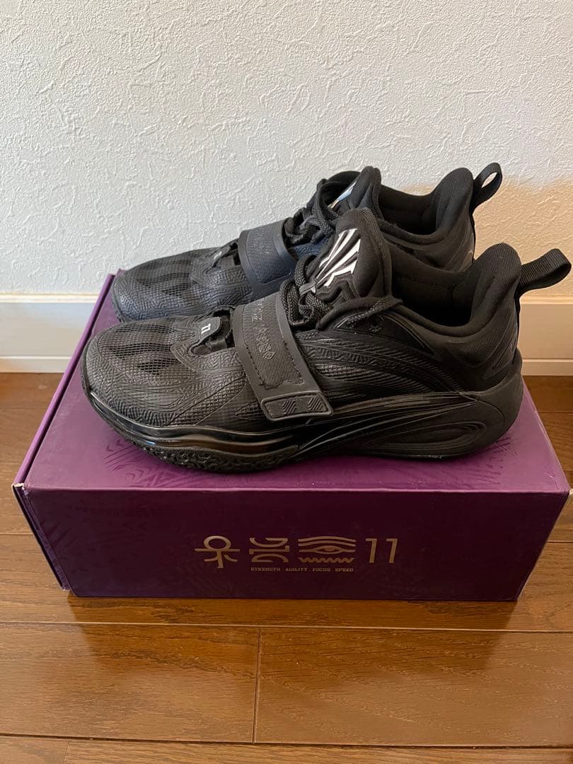 ANTA kai1 ブラック バスケットボールシューズ 多少値下げできます